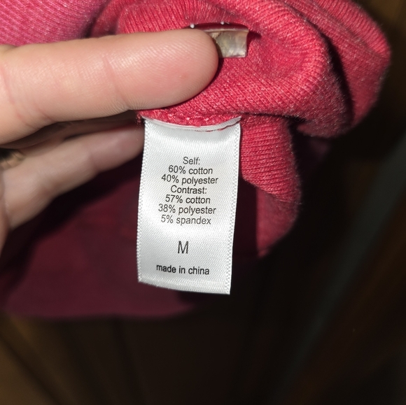 Maurices Red USA Ribbed Sweatshirt Medium - Picture 3 of 3